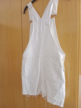 Mono corto vaquero blanco