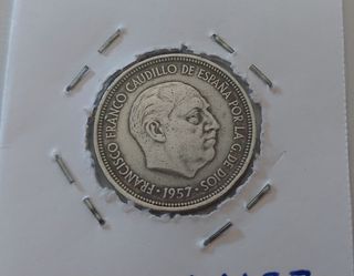 Vendo Moneda 5 Pesetas España 1957