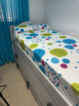 Cama nido infantil gris