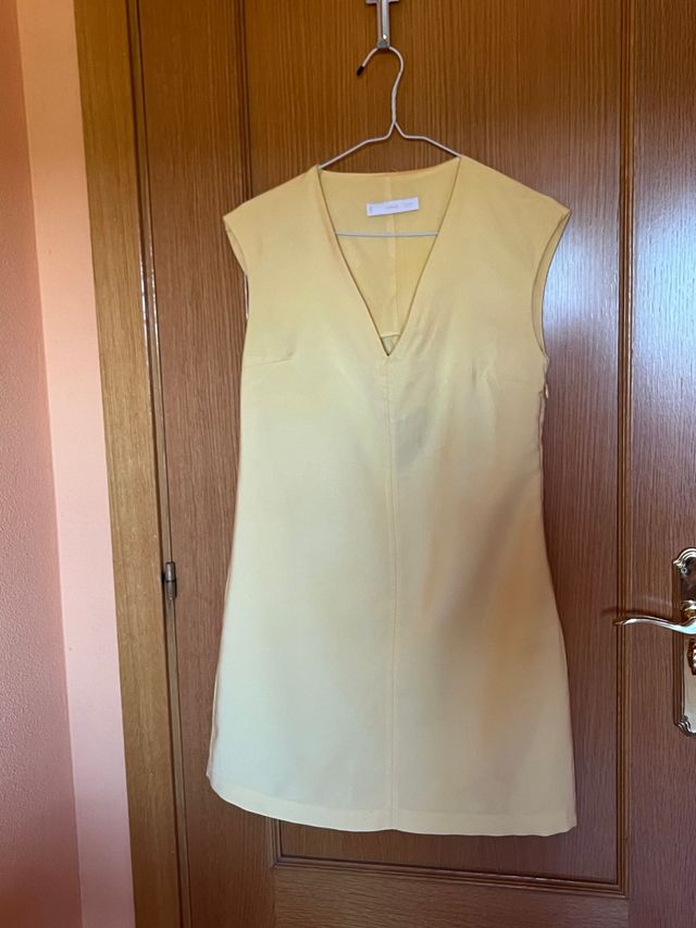 Vestido amarillo chica Mango
