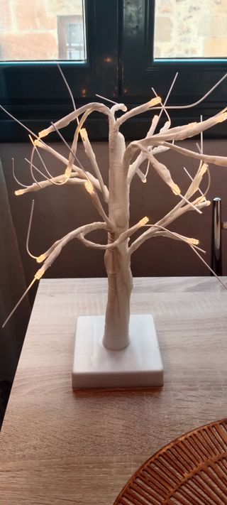 Árbol Lampara LED Blanco