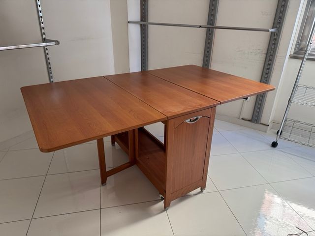 Tavolo consolle salvaspazio legno