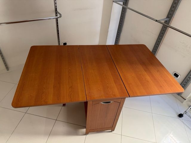 Tavolo consolle salvaspazio legno