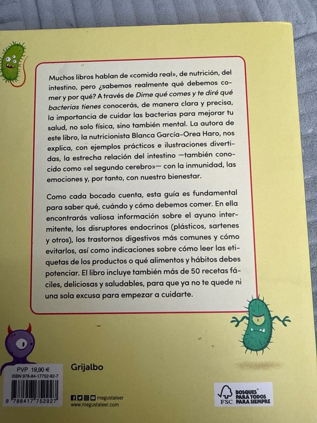 Dime qué comes y te diré qué bacterias tienes /...