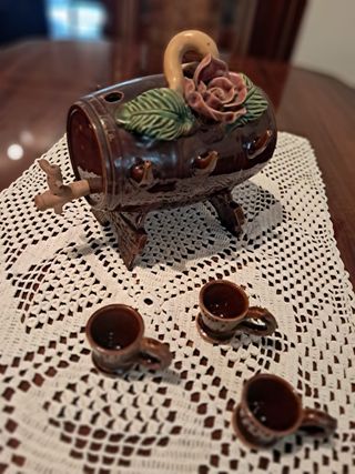 Barril cerveza artesanal cerámico