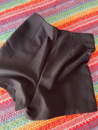Shorts negros Zara tiro alto