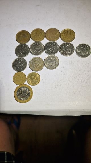 15 Monedas Francesas antiguas