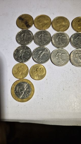 15 Monedas Francesas antiguas