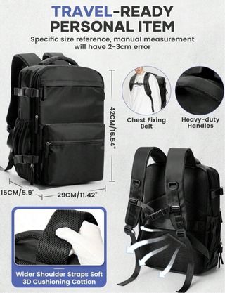 Zaino da Viaggio Sottovuoto + Pompa Di Aspirazione