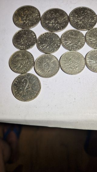 17 Monedas Francesas antiguas