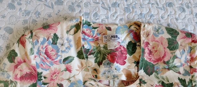 Chaqueta floral vintage