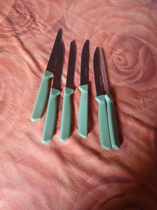 6 Coltelli da cucina verdi