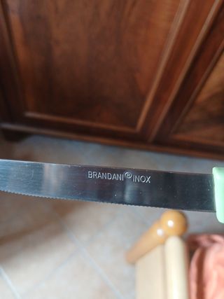 6 Coltelli da cucina verdi