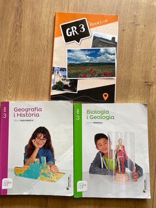 Geografia I Història, 3 Eso
BIOLOGIA I Geologia 3 