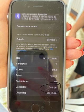 iPhone 7 Negro 256GB - Reacondicionado