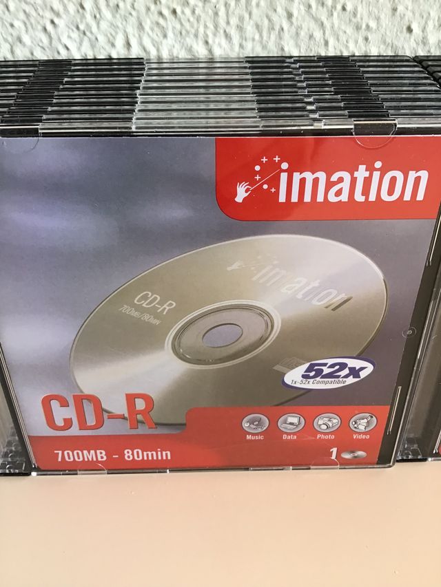 20 CD Imation da 700 MB - 80 minuti