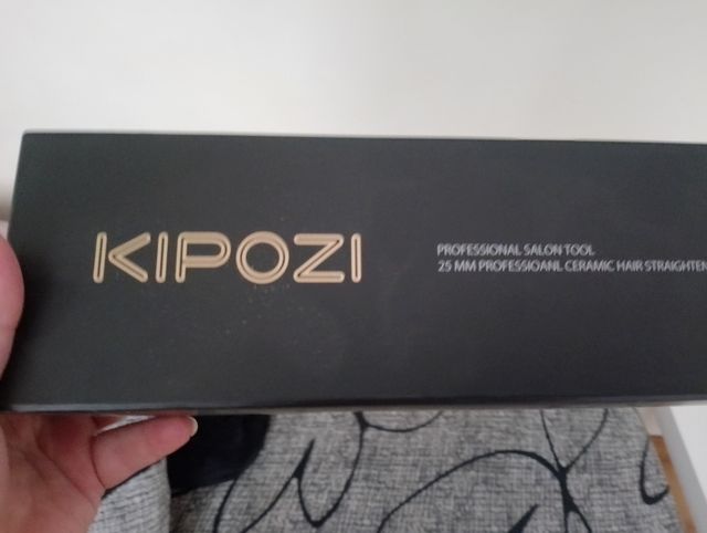 Plancha para el pelo Kipozi - Negra y Gris