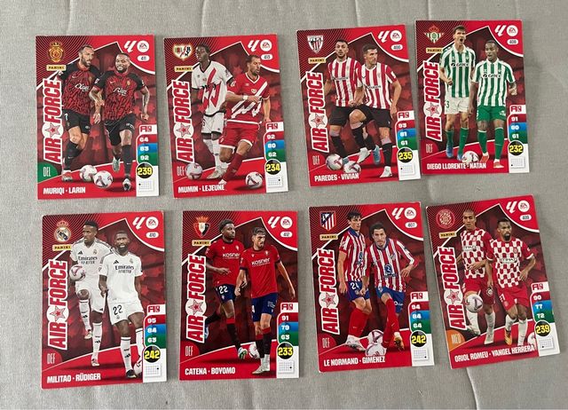 Cromos Air Force: 8 cartas