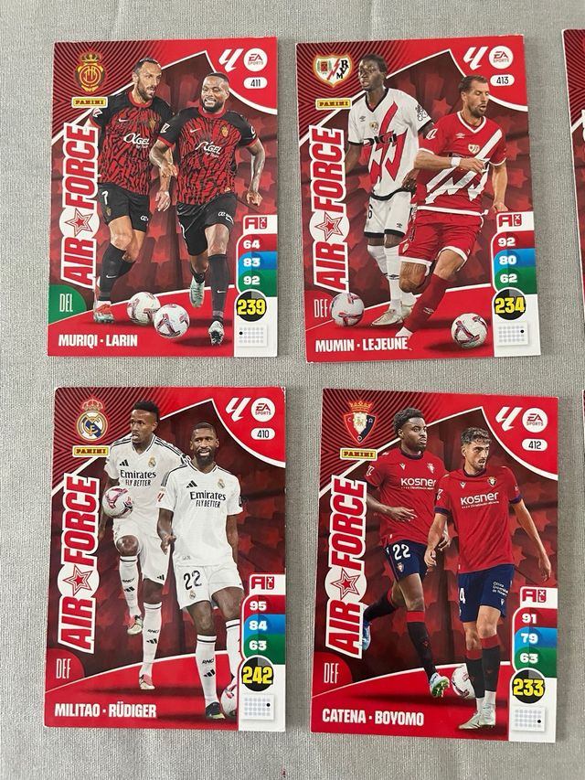 Cromos Air Force: 8 cartas