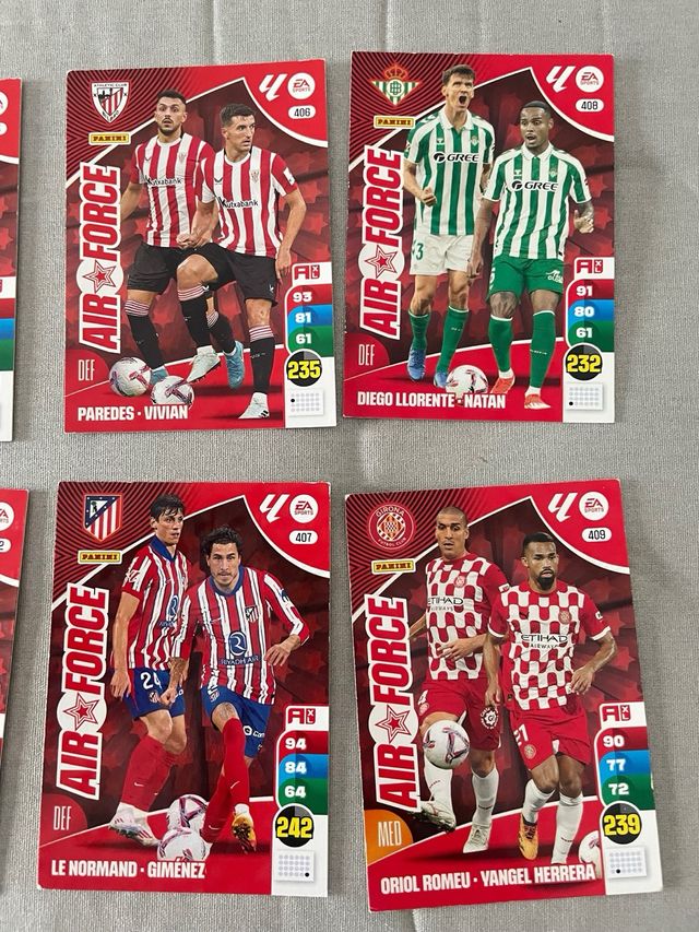 Cromos Air Force: 8 cartas