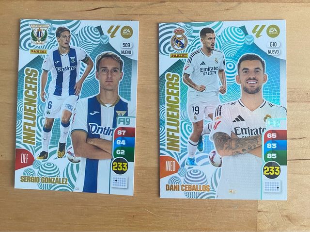 Pack 2 cards Nuevo Influencers Adrenalyn Xl 24-25