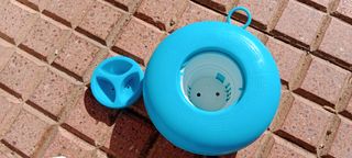 Piscina+tobogan agua+pastillas cloro  Bestway Infa