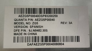 Teclado Acer Aspire One ZG5 A150 D150 D250 NUEVO