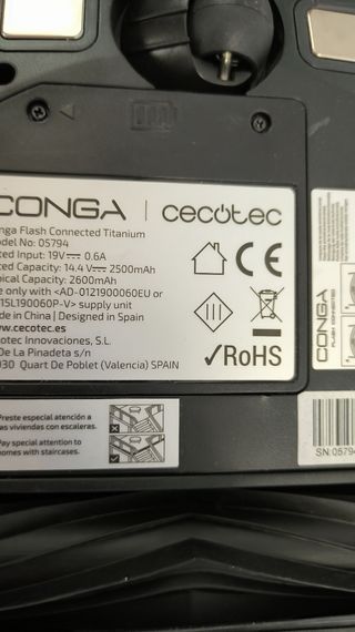Conga flash connected titanium para piezas P15Y234
