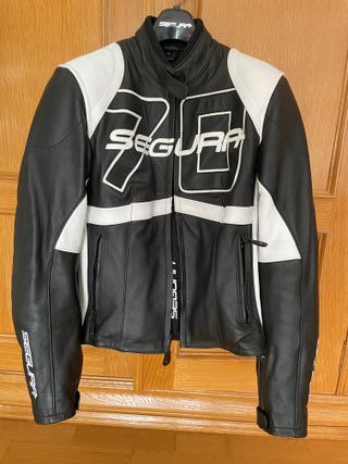 Chaqueta moto piel Segura mujer