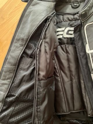 Chaqueta moto piel Segura mujer
