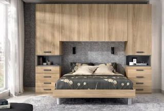 DORMITORIO CON ARMARIO PUENTE MATRIMONIO RMBO