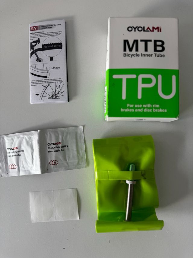 Cámara bici montaña TPU
MTB 29
Extra ligeras