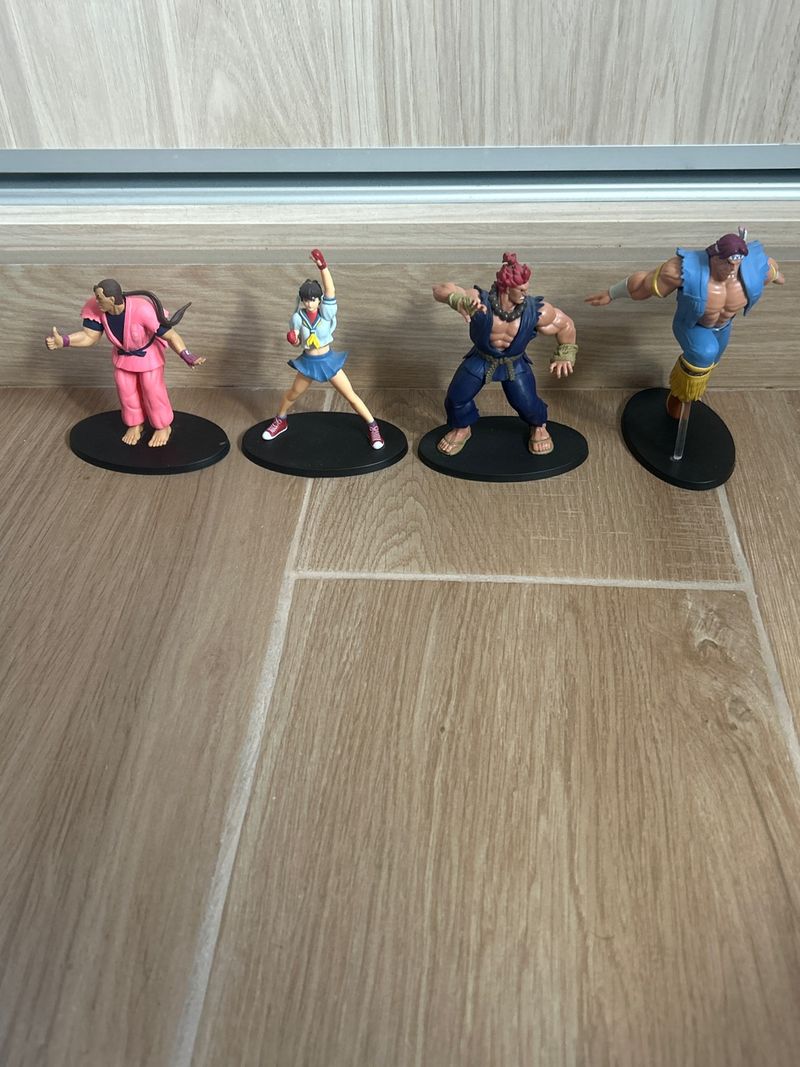 Imagen de 4 Figuras Street Fighter Mini