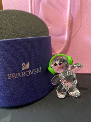 Orsetto Swarovski Cuffie Verde