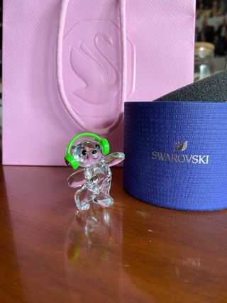 Orsetto Swarovski Cuffie Verde