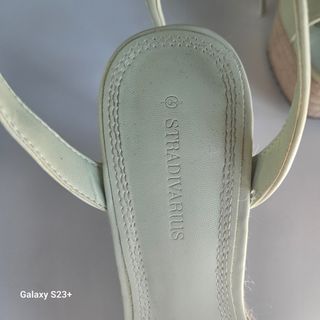 Zeppe stradivarius verde acqua
