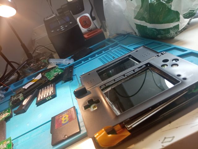 Nintendo DS negra - consola portátil