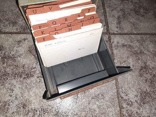 Fichero Reactivos de Laboratorio Vintage