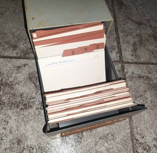 Fichero Reactivos de Laboratorio Vintage