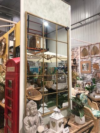 OFERTON! Espejo ventana forja industrial 150x90cm