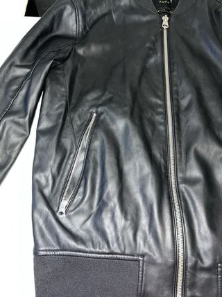 Chaqueta negra Zara - cuero