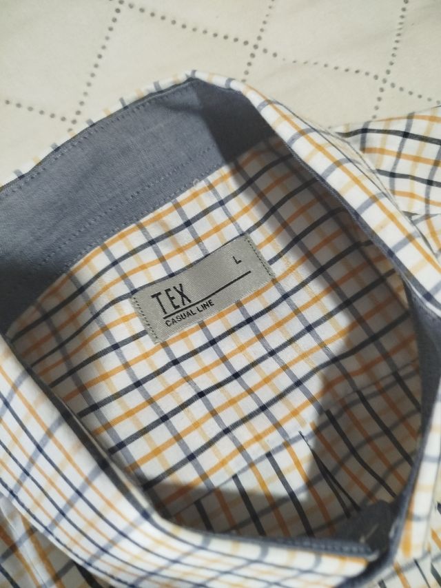 Camisa cuadros hombre - Talla L
