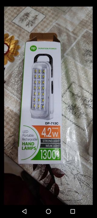 Lampada LED ricaricabile DURATION POWER 4.2W