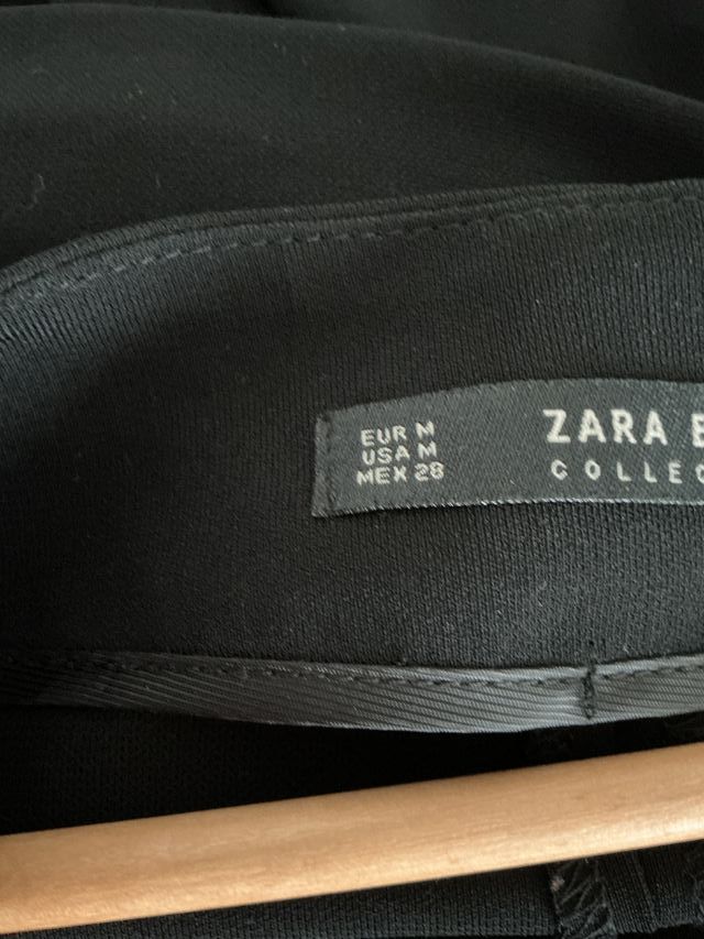 Falda pantalón Zara negra