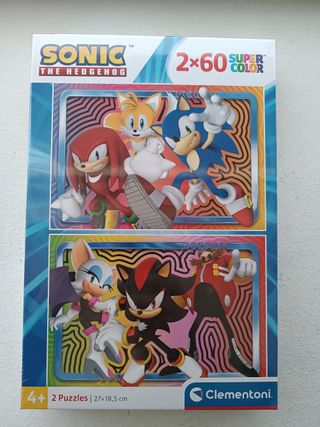 Puzzle Sonic 2x60 peças Clementoni