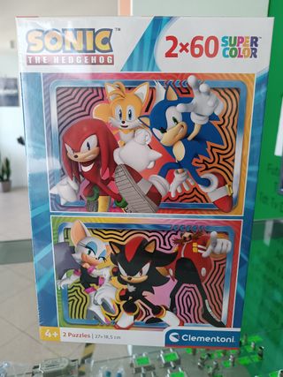 Puzzle Sonic 2x60 peças Clementoni