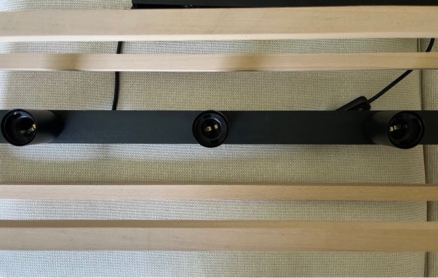 Lámpara techo 3 luces - Roble Negro