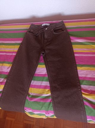 Vaquero D98 marrón 34 Stradivarius