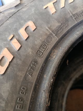 4 Ruedas BFGoodrich All Terrain