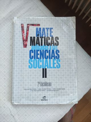 Matemáticas aplicadas a las Ciencias Sociales I...